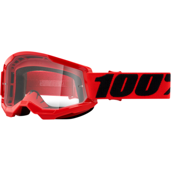 Μάσκα 100% - Strata 2 Red Clear 
