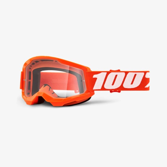 Μάσκα 100% - Strata 2 Orange Clear 