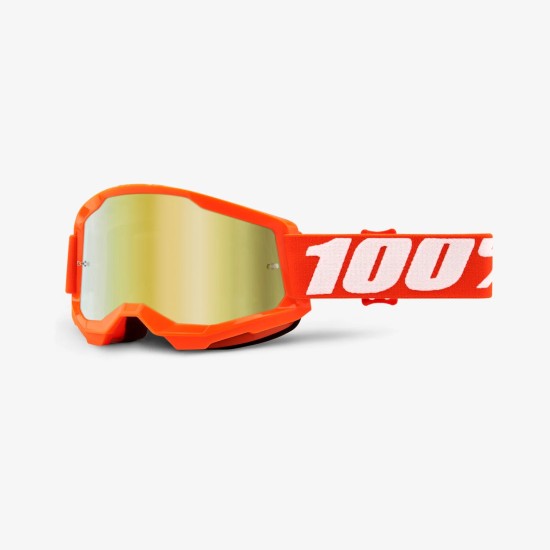 Μάσκα 100% - Strata 2 Orange Mirror Gold 