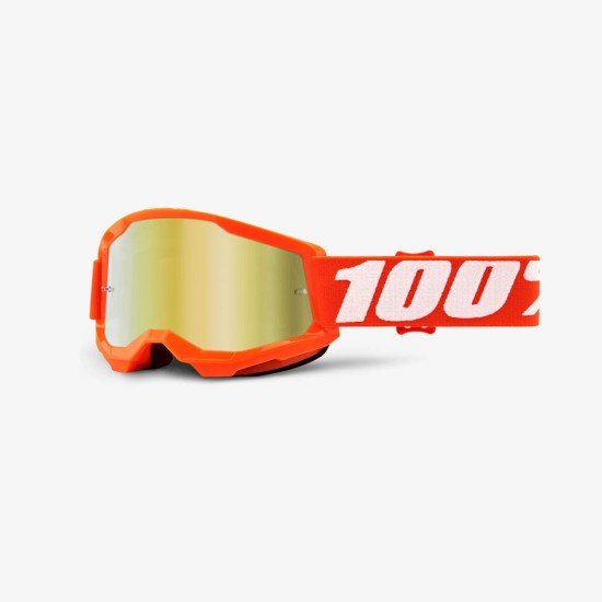 Μάσκα 100% - Strata 2 Youth Orange Clear 