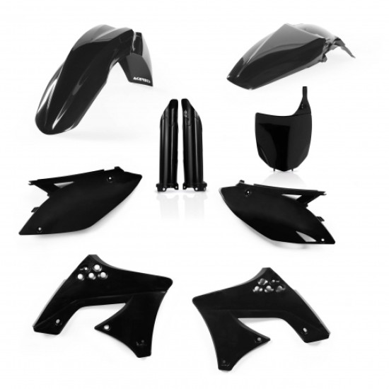 KIT πλαστικών (full) για Kawasaki KX 250 F χρώμα - Μαύρο (2009-2012)