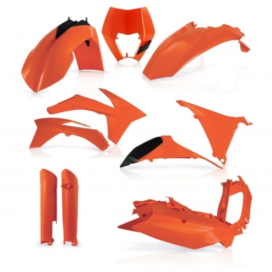 KIT πλαστικών (full) για KTM KTM EXC 125 χρώμα - Πορτοκαλί (2012-2013)