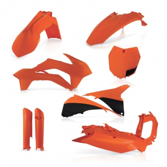 KIT πλαστικών (full) για KTM KTM SX 125 χρώμα - Πορτοκαλί (2013-2014)