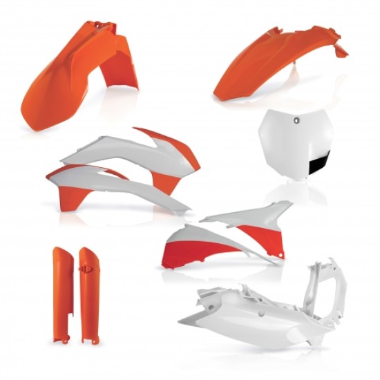 KIT πλαστικών (full) για KTM KTM SX 125 χρώμα - Πορτοκαλί (2013-2014)