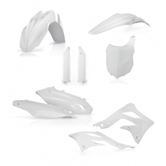 KIT πλαστικών (full) για Kawasaki KX 450 F χρώμα - Λευκό (2013-2015)