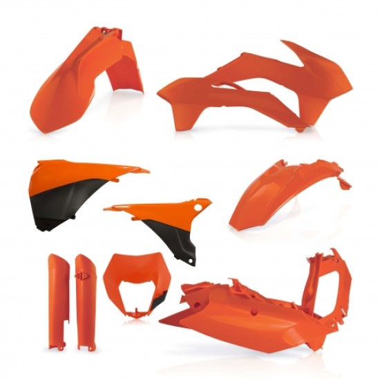 KIT πλαστικών (full) για KTM KTM EXC 125 χρώμα - Πορτοκαλί (2014-2015)