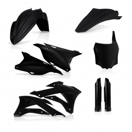 KIT πλαστικών (full) για Kawasaki KX 85 χρώμα - Μαύρο