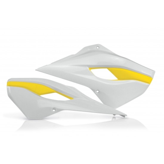 Πλαστικά ψυγείων HUSQVARNA FC 250 χρώμα - Λευκό/Κίτρινο (2014-2015)
