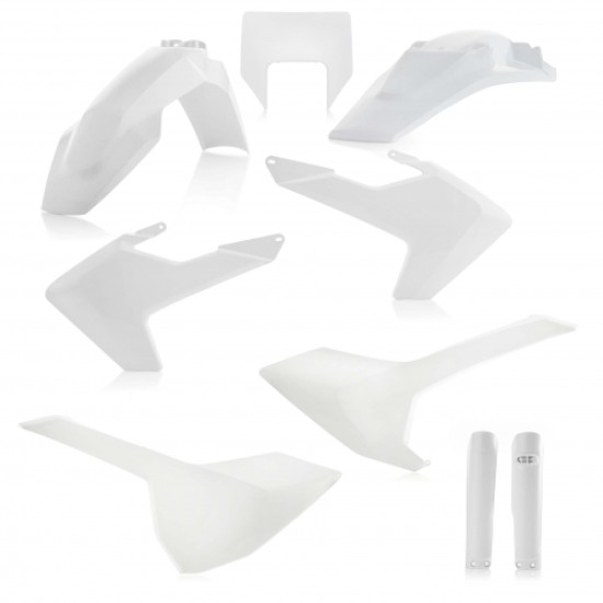 KIT πλαστικών (full) για HUSQVARNA HUSQVARNA FE 250 χρώμα - Λευκό (2017-2019)