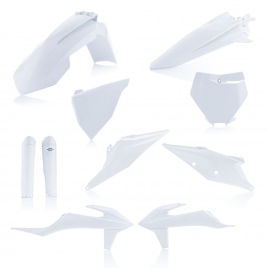KIT πλαστικών (full) για KTM KTM SX 125 χρώμα - Λευκό (2019-2021)