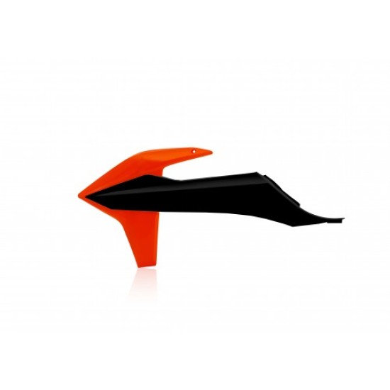 Πλαστικά ψυγείων KTM EXC 150 TPI χρώμα - Μαύρο/Πορτοκαλί (2020-2023)