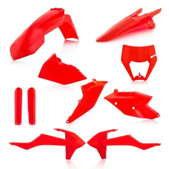KIT πλαστικών (full) για KTM χρώμα - Πορτοκαλί FLOU