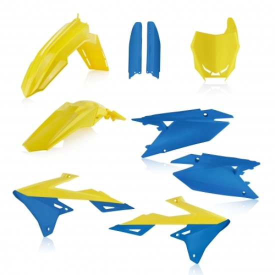 KIT πλαστικών (full) για Suzuki χρώμα - Κίτρινο/Μπλέ