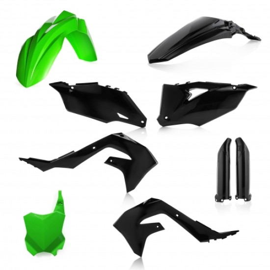 KIT πλαστικών (full) για Kawasaki KX 250 4T χρώμα - Μαύρο/Πράσινο (2021-2021)