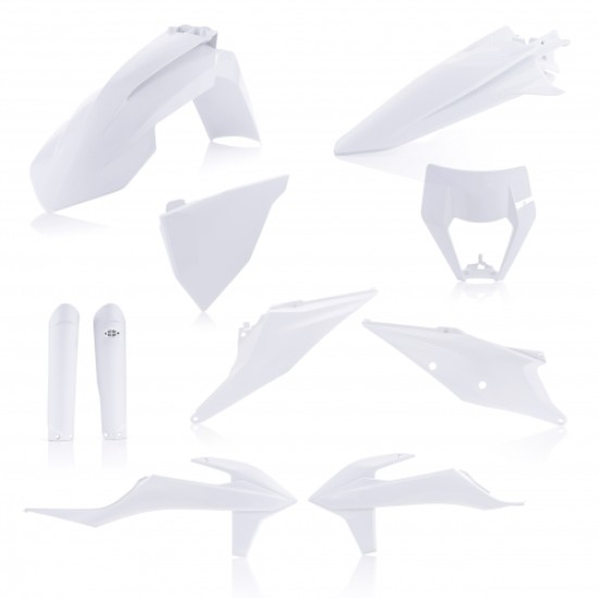 KIT πλαστικών (full) για KTM KTM EXC 150 TPI χρώμα - Λευκό (2020-2021)