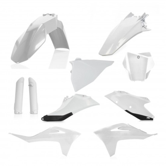 KIT πλαστικών (full) για GasGas  EC 250 F χρώμα - Λευκό/Μαύρο (2021-2023)