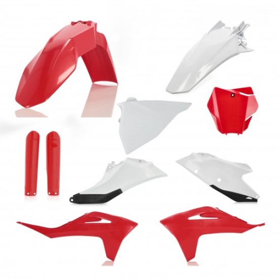 KIT πλαστικών (full) για GasGas  EC 250 F χρώμα - Κόκκινο/Λευκό (2021-2023)