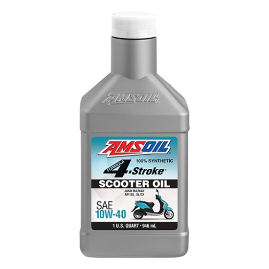AMSOIL FORMULA 4-STROKE 100% SYNTHETIC 10W40 SCOOTER OIL