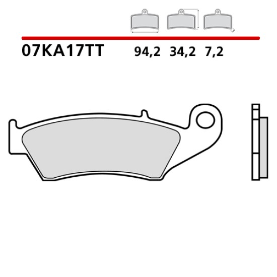 Τακάκια Brembo για BETA RR 430 (2015-2023) εμπρός ceramic 