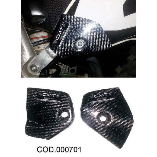Carbon rear panels protection για Kawasaki KXF 450 (2012 - 2015)