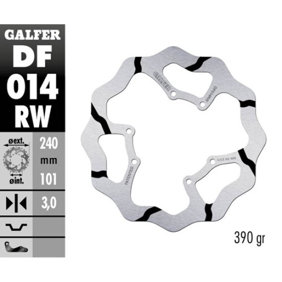 Δισκόπλακα Galfer Race Honda CRF 450 X (2005-2016) Εμπρός
