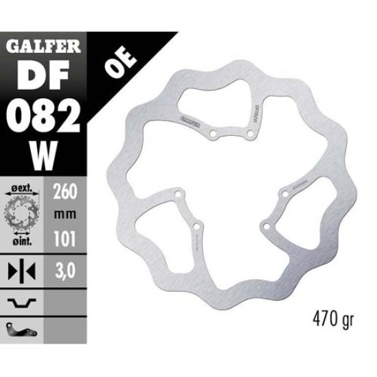 Δισκόπλακα Galfer Wave Honda CRF 450 R (2015-2022) Εμπρός