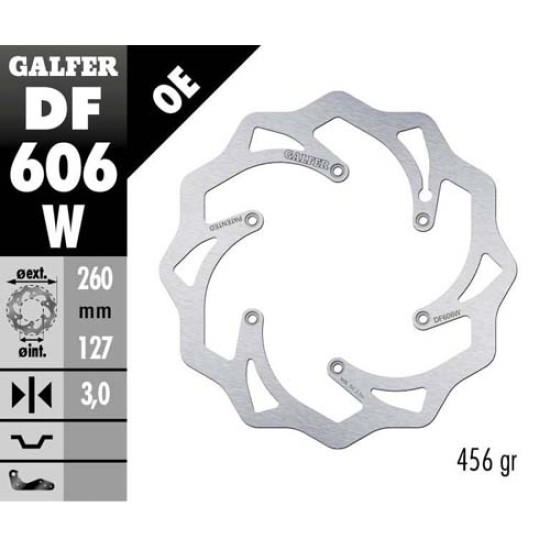 Δισκόπλακα Galfer Wave Husqvarna 450 FC (2014-2022) Εμπρός