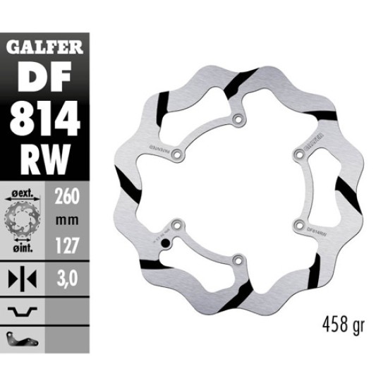 Δισκόπλακα Galfer Race Beta RR 390 (2015-2022) Εμπρός