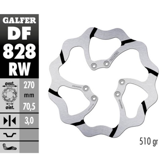 Δισκόπλακα Galfer Race TM EN/MX 300 (2004-2018) Εμπρός