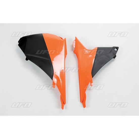 Πλαστικά πλαϊνά για φιλτροκούτι, προσαρμογή σεKTM 350 SX-F (2013-2015) πορτοκαλί & μαύρο