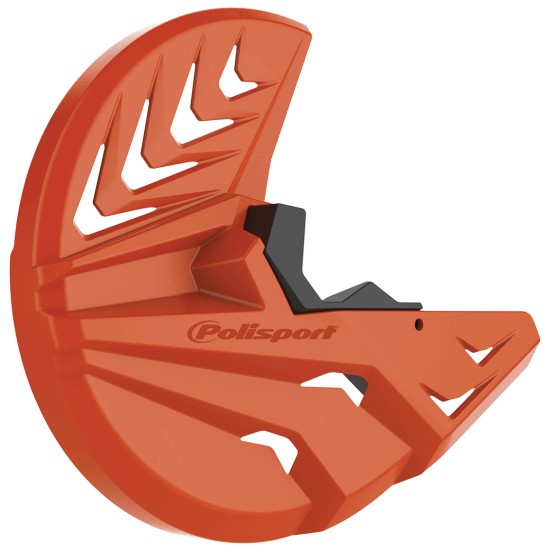 Προστατευτικό εμπρός δισκόπλακας και μπότας ανάρτησης Polisport για Husqvarna TC 125 (2014 - 2015) χρώμα - Πορτοκαλί Μαύρο