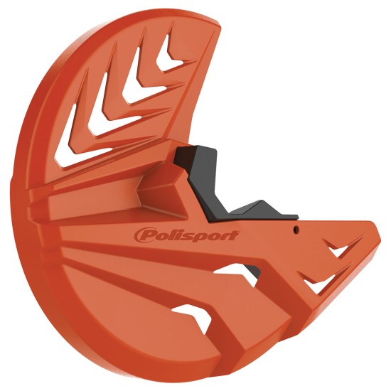 Προστατευτικό εμπρός δισκόπλακας και μπότας ανάρτησης Polisport για Husqvarna TC 125 (2015 - 2021) χρώμα - Πορτοκαλί Μαύρο