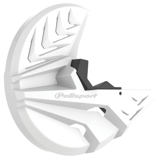 Προστατευτικό εμπρός δισκόπλακας και μπότας ανάρτησης Polisport για Honda CRF-R 450 (2010 - 2014) χρώμα - Λευκό Μαύρο