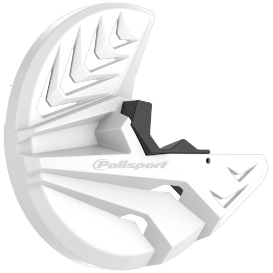 Προστατευτικό εμπρός δισκόπλακας και μπότας ανάρτησης Polisport για BETA RR 350 (2013 - 2018) χρώμα - Λευκό Μαύρο
