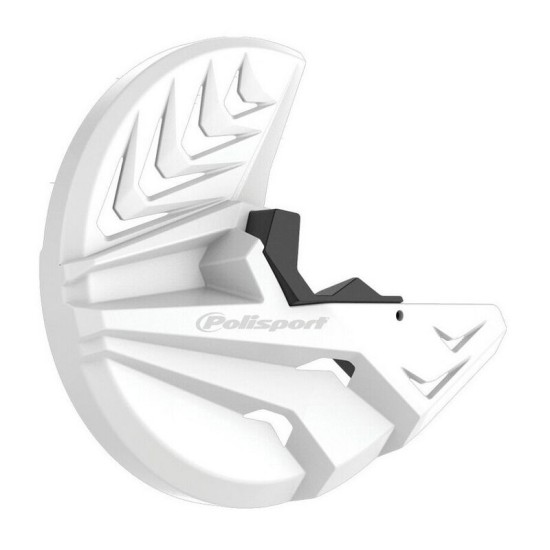 Προστατευτικό εμπρός δισκόπλακας και μπότας ανάρτησης Polisport για BETA RR 390 (2019 - 2021) χρώμα - Λευκό Μαύρο