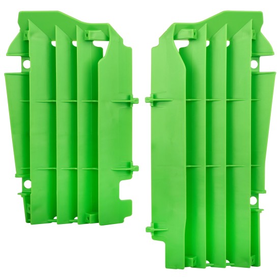 Γρίλιες ψυγείων Polisport για Kawasaki KX-F 250 (2017 - 2021) χρώμα - Πράσινο