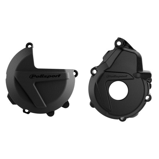 Προστατευτικό καπάκι Συμπλέκτη - Βολάν Polisport για Husqvarna FE 250 2019 - 2021 χρώμα - Μαύρο