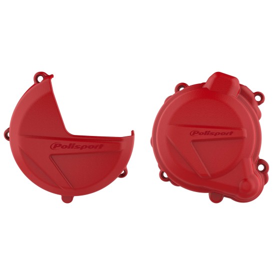 Προστατευτικό καπάκι Συμπλέκτη - Βολάν Polisport για BETA Xtrainer 300 2016 - 2017 χρώμα - Κόκκινο