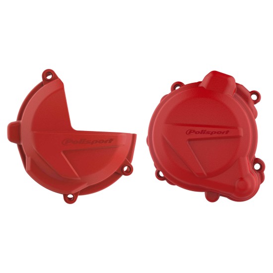 Προστατευτικό καπάκι Συμπλέκτη - Βολάν Polisport για BETA RR 250 2018 - 2021 χρώμα - Κόκκινο