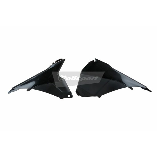 Πλαϊνά πλαστικά για φιλτροκούτι για KTM SX-F 350 *Part w/ glossy finish χρώμα μαύρο (2013-2015)