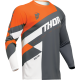 Μπλούζα MX Thor Sector Checker - γκρί, πορτοκαλί - MX 24 collection