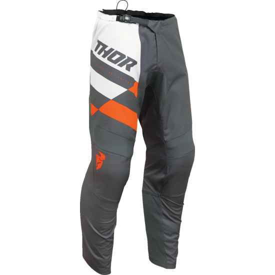 Παντελόνι MX Thor Sector Checker - γκρί, πορτοκαλί - MX 24 collection