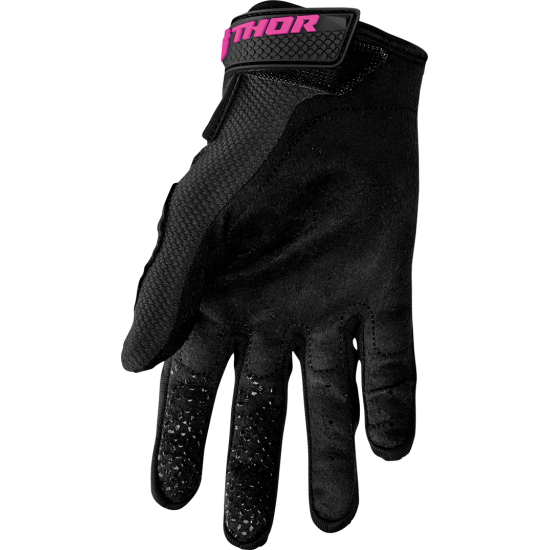 Γάντια Thor Sector γυναικεία black, pink - MX 24 Collection
