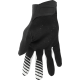 Γάντια Thor Agile solid  Black, White - MX 24 Collection