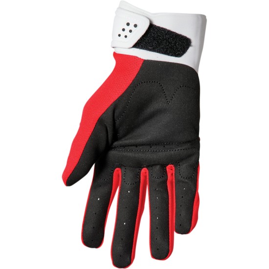 Γάντια Thor - spectrum κόκκινο / λευκό