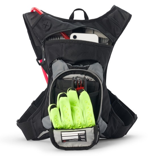 USWE Hydro Raw 3L hydration backpack (μαύρο - γκρί) 