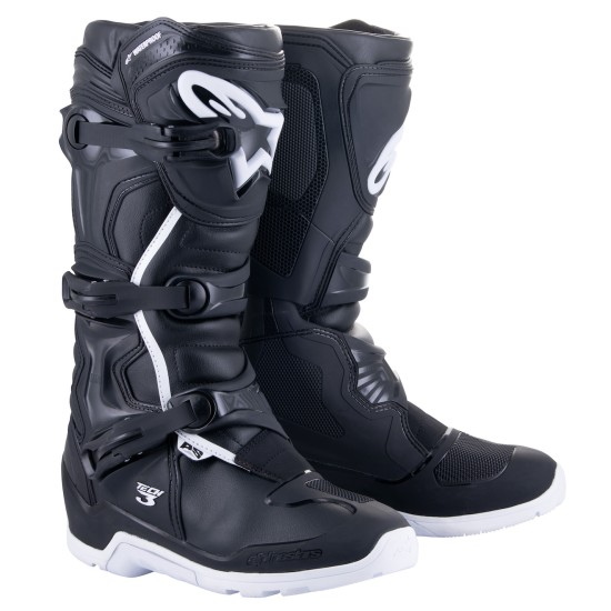 Μπότες MX Alpinestars Tech 3 Enduro Waterproof Μαύρο/Λευκό