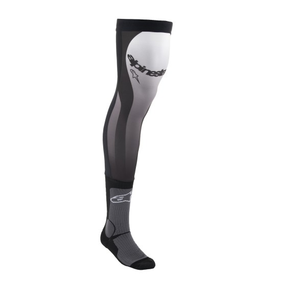 Κάλτσες Alpinestars Knee Brace Μαύρο/Λευκό