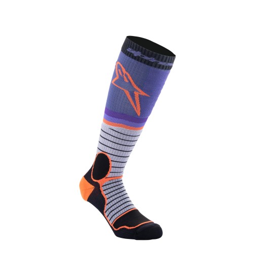 Κάλτσες Alpinestars MX Pro Μωβ/Μαύρο/Γκρί