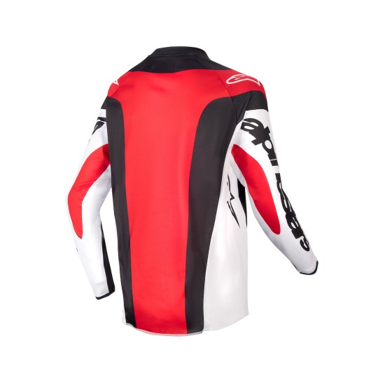 Μπλούζα MX Alpinestars (παιδική) Racer Ocuri  Κόκκινο/Λευκό/Μαύρο